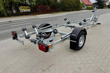 WYPRZEDAŻ Przyczepa podłodziowa BRENDERUP 1500kg hamowana od ręki !!