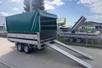 Przyczepa ciężarowa BRENDERUP 5325 2500kg Aluminiowe burty od ręki