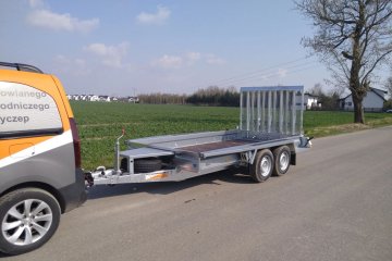Przyczepa do minikoparki BRENDERUP MT3651 DMC3500kg OD RĘKI !! DOSTAWA